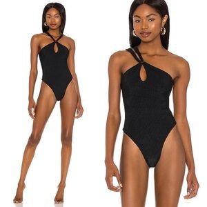 NEW Camila Coelho Alanza One Piece in Black